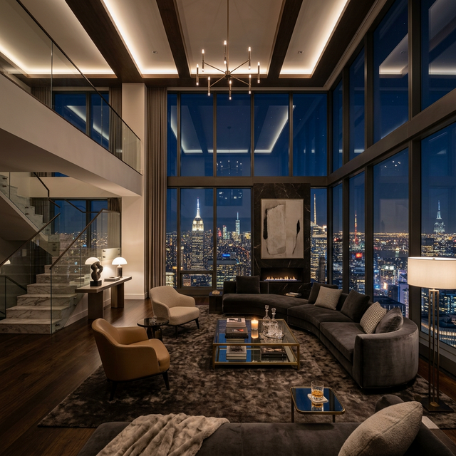 Luxury apartment interior